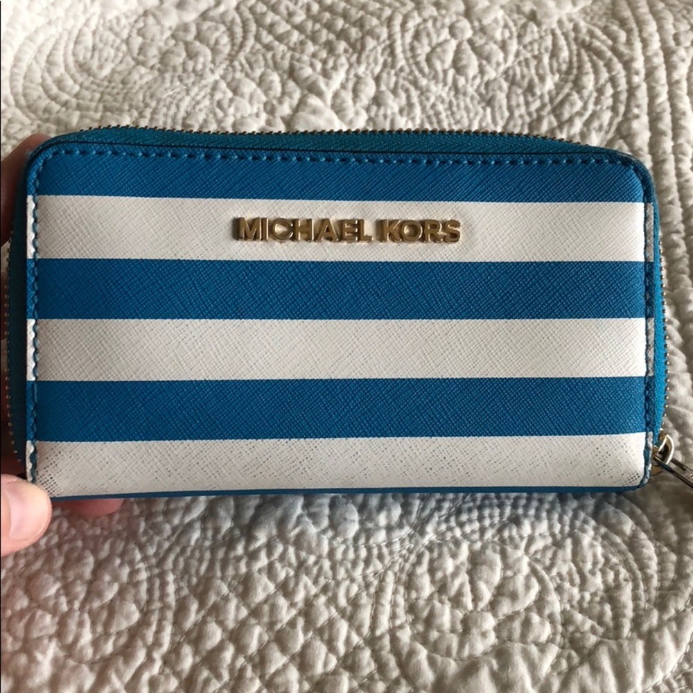 Michael Kors wallet striped